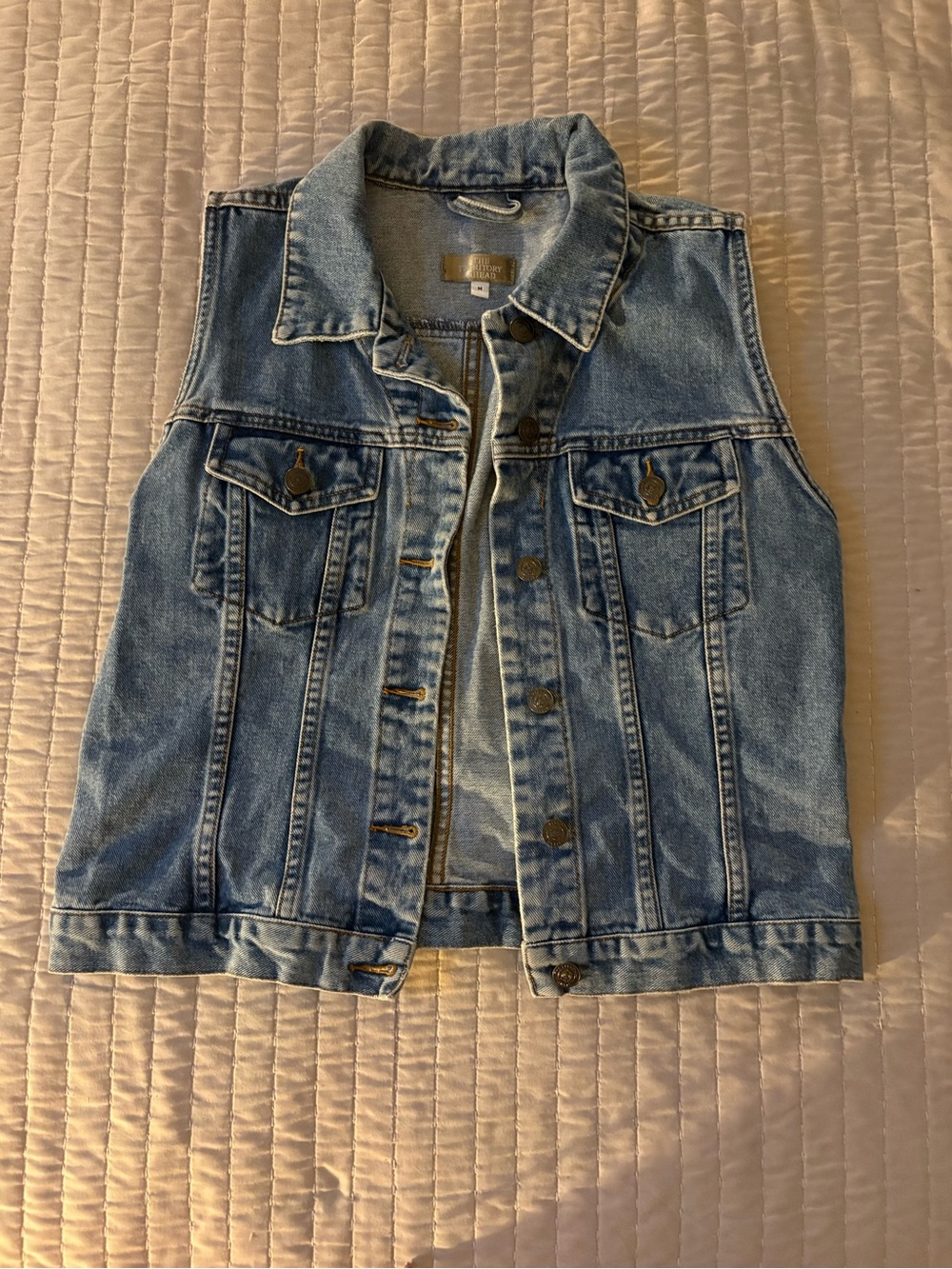 Vintage The Territory Ahead Light Blue Denim Vest